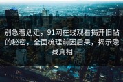 别急着划走，91网在线观看揭开旧帖的秘密，全面梳理前因后果，揭示隐藏真相