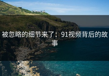 被忽略的细节来了：91视频背后的故事