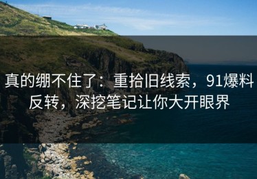真的绷不住了：重拾旧线索，91爆料反转，深挖笔记让你大开眼界