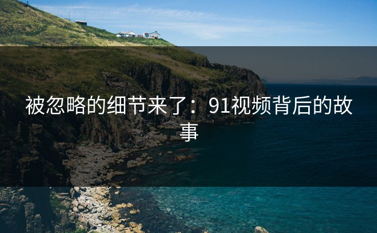 被忽略的细节来了：91视频背后的故事